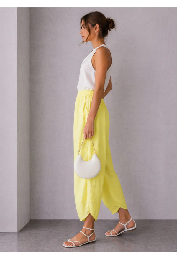 Barrel Παντελόνι με Τσέπες Yellow