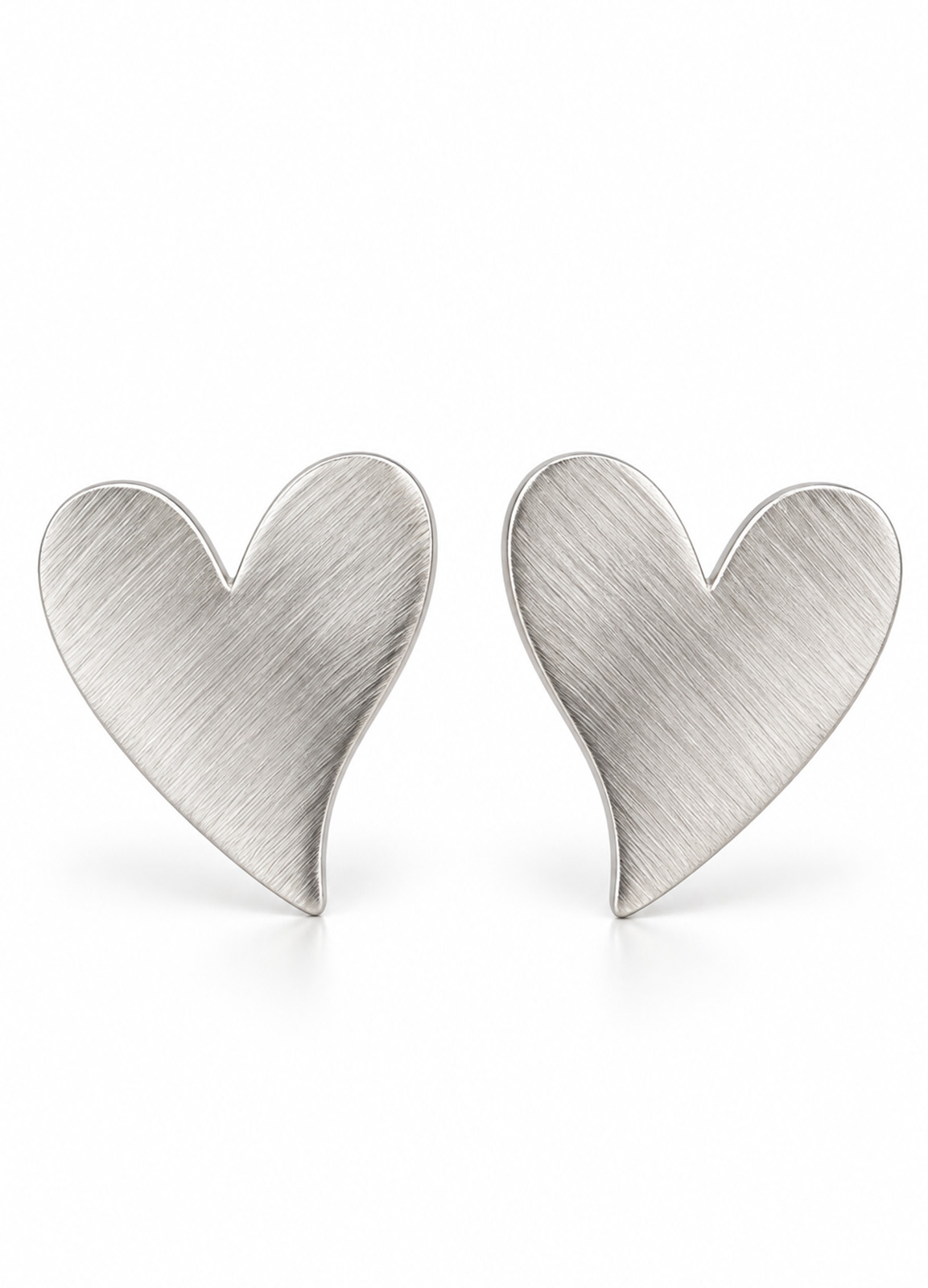 Σκουλαρίκια Καρδιά Silver