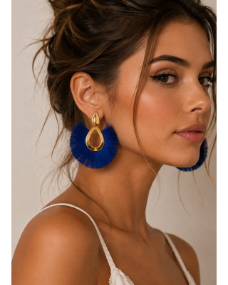 Σκουλαρίκια Blue Style