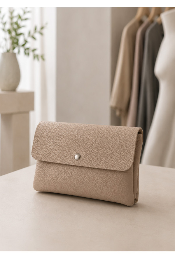 Mini Τσαντάκι Χειρός & Ώμου σε Nude Beige