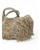 Boho Τσάντα με Κρόσσια & Στρας Λεπτομέρειες