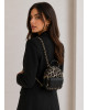 Mini Backpack Grey Leopard
