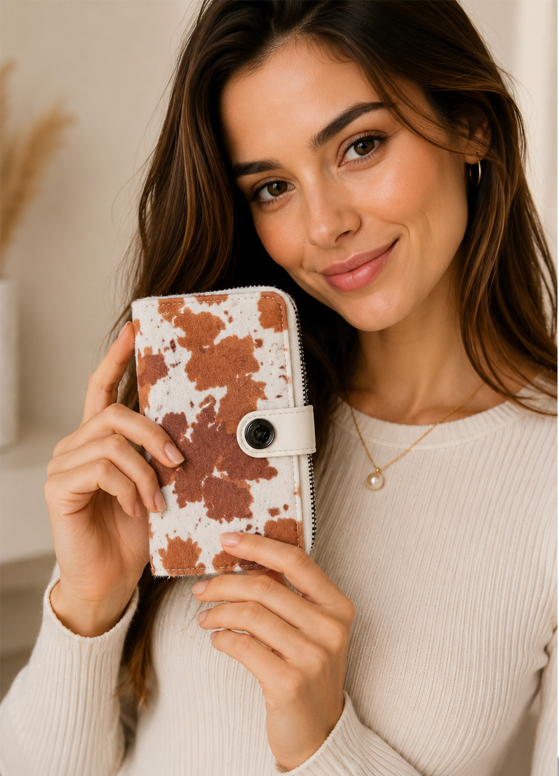 Πορτοφόλι Cow Print