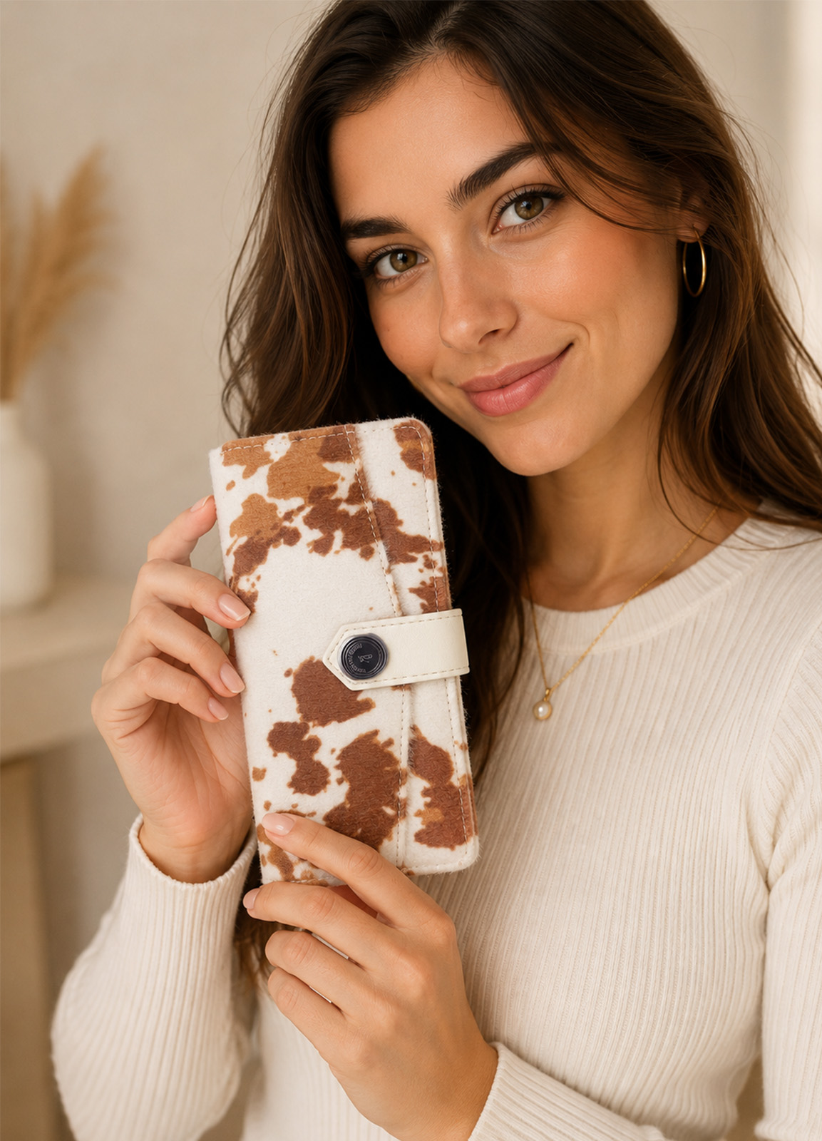 Πορτοφόλι Cow Print