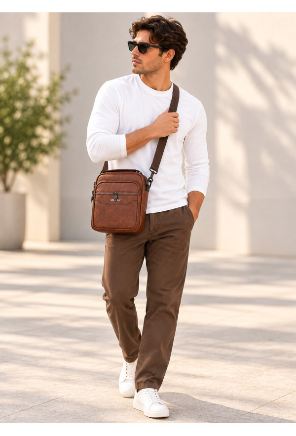 Τσάντα χιαστί Brown