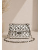 Τσάντα Mini shoulder Silver