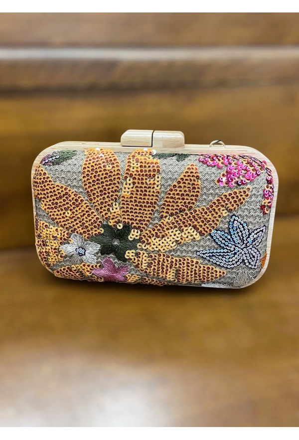Μικρή Ψάθινη τσάντα Clutch Ώμου/Χιαστί 
