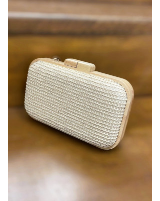 Μικρή Ψάθινη τσάντα Clutch Ώμου/Χιαστί 