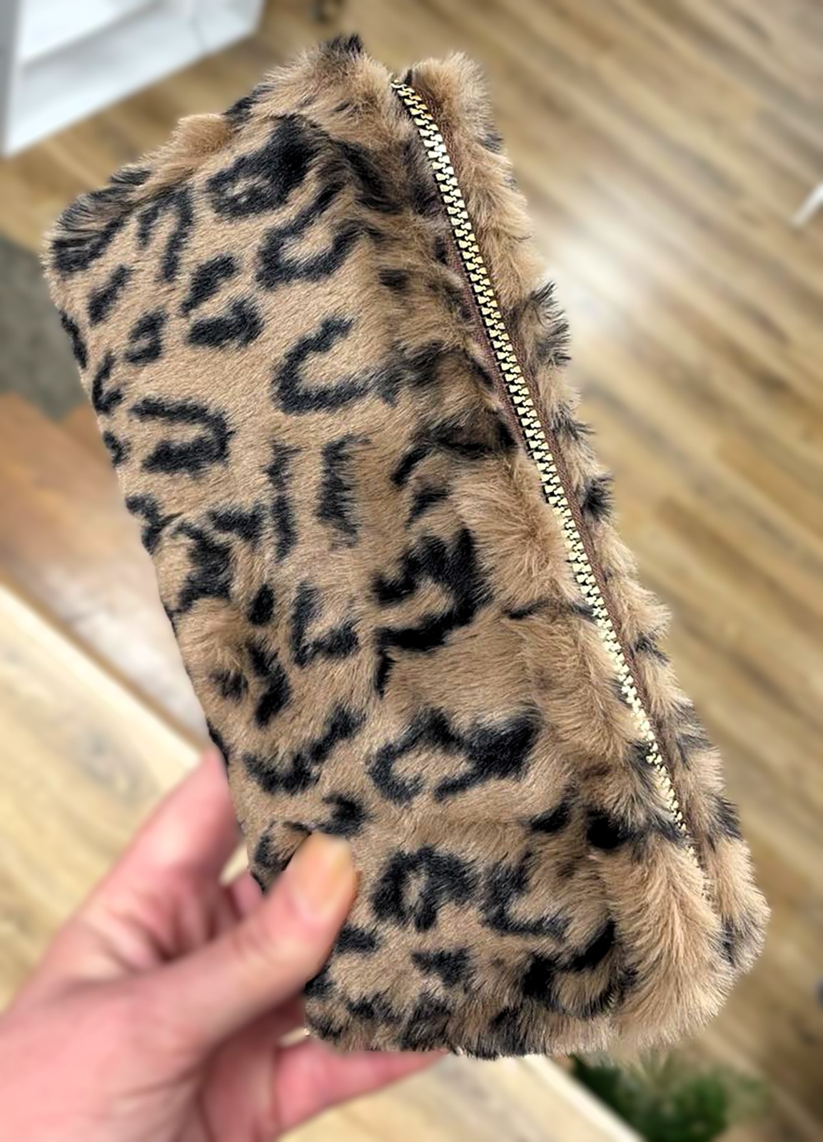 Πορτοφόλι Οικολογική γούνα animal Print